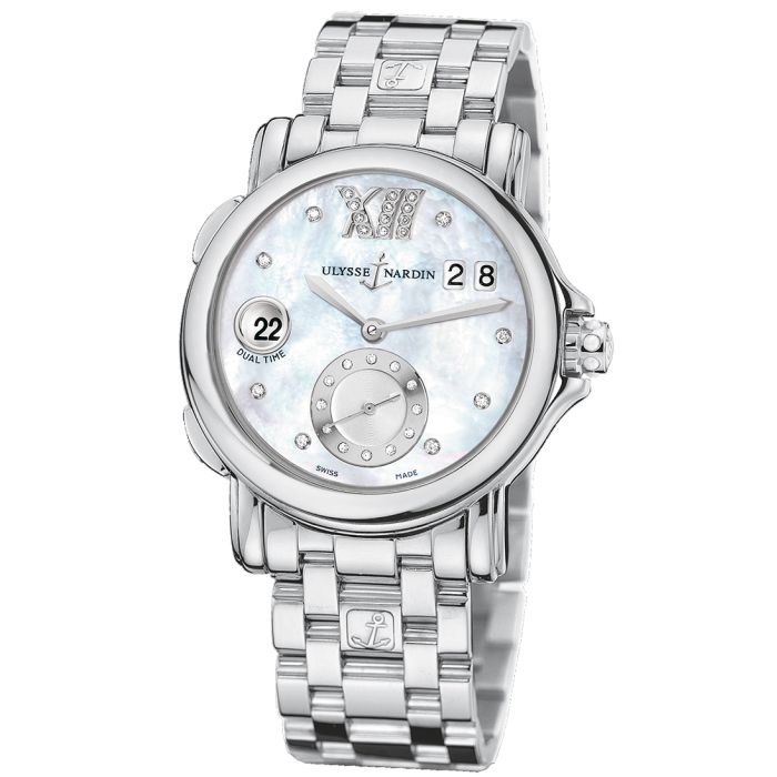 Ulysse Nardin Dual Time Lady Ladies Watch 243-22-7.391