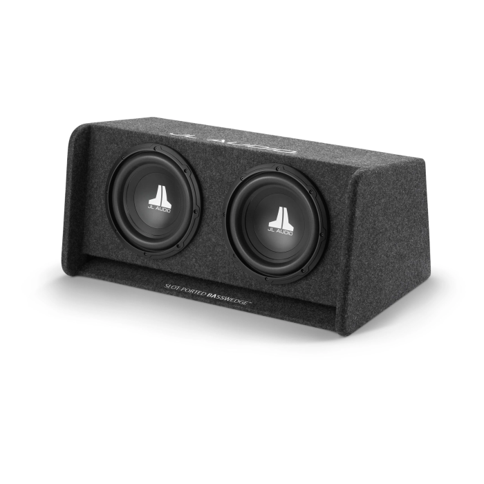 JL Audio JLCP210G-W0V3 BassWedge Ported Enclosure w/ Dual 10W0v3 Drivers