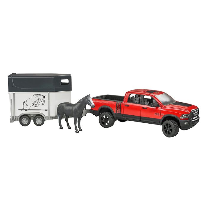 Bruder Ram 2500 Power Wagon with Horse Trailer and Horse (02501)