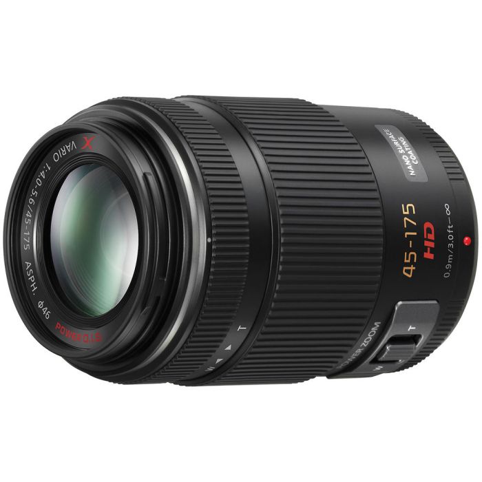 Panasonic Lumix G X Vario PZ 45-175mm f/4.0-5.6 ASPH Power O.I.S. Black (H-PS45175E-K)