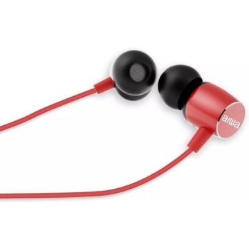 AIWA Wired Headphones ESTM-30, Red