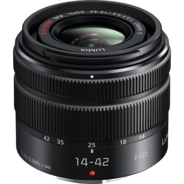 Panasonic Lumix G Vario 14-42mm f/3.5-5.6 II ASPH MEGA O.I.S. (H-FS1442A)