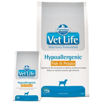 Farmina Vet Life Hypoallergenic Fish and Potato Dog 12kg (8010276025418)