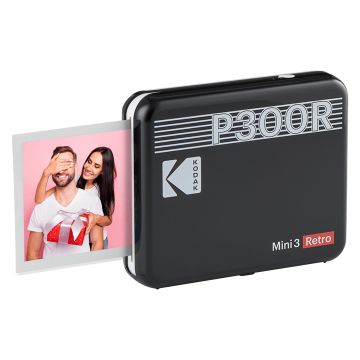 Kodak Printer Mini 3 Plus Retro Black (P300RB)