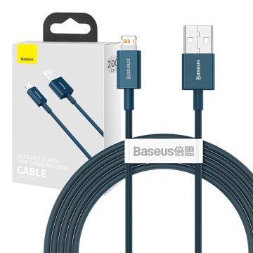 Baseus Superior Series Cable USB to iP 2.4A 2m Blue (CALYS-C03)