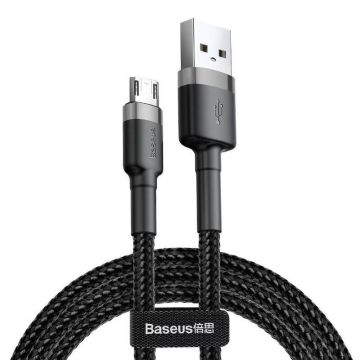 Baseus Cafule Micro USB cable 1.5A 2m Gray+Black (CAMKLF-CG1)