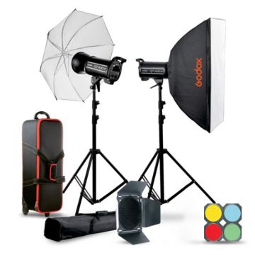 Godox QTII 2xQT400IIM Studio Flash Kit
