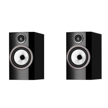 Bowers & Wilkins Bookshelf Speaker 706 S3, Gloss Black, 2Pcs