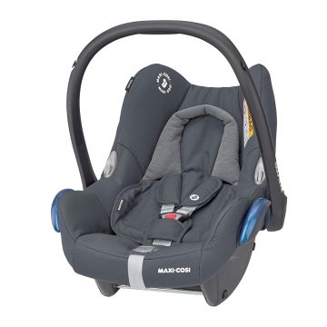 Maxi Cosi CabrioFix Baby Car Seat, Group 0+, usable from birth - 12 months, Approximately 0 - 13 Kg Essential Graphite (8617750110)