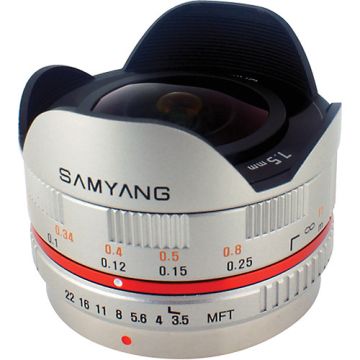 Samyang 7.5mm f/3.5 UMC Fish-eye Silver Micro 4/3