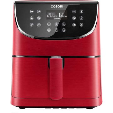 Cosori Air Fryer 5.5L XXL 1700W Red with Digital LED Touch Screen 11 Programmes (‎CP158-AF)