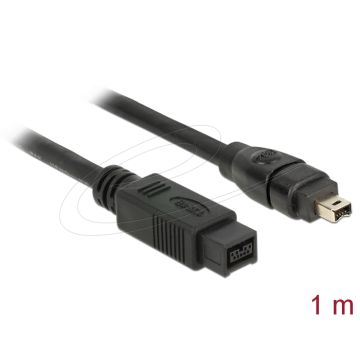 Delock Cable FireWire 9 Pin Plug to 4 Pin Plug 1 m (82588)
