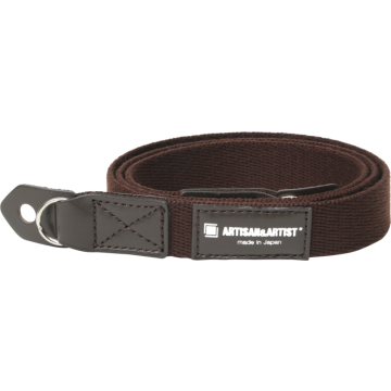 Artisan & Artist ACAM-102 Slim Cloth Strap (with Ring-type/Eyelets) Brown