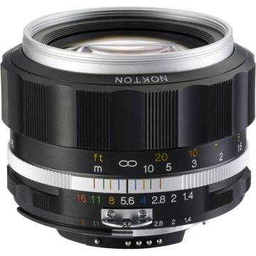 Voigtlander 58mm f/1.4 Nokton SL II-S Nikon F Silver