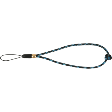 Artisan & Artist ACAM-P04H Multi Paracord Hand strap with Celtic button knot (with Loop) Black/Blue
