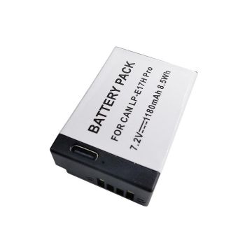 Extra Digital CANON Battery LP-E17H Pro (without chip), 1180mAh, USB Type-C CB970926 9990000970926