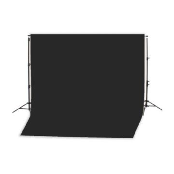 Falcon Eyes Background System B-8510 With Roll Black 2.75x11m