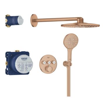 Grohe Grohtherm SmartControl SmartActive 310 Iebūvējumā Dušas Sistēma Bronze (34863DL0)