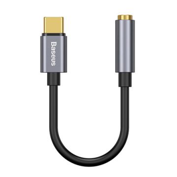 Baseus L54 Audio Adapter USB-C + mini jack 3,5mm Black+Grey