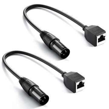Neewer NC005 2x DMX Adapter 3 pin XLR to RJ45
