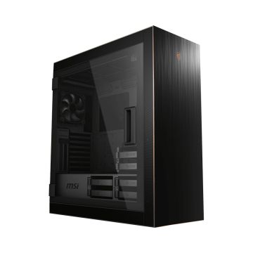MSI MPG SEKIRA 500G E-ATX (5x USB 3.2 Ports, 2x 200 mm and 1x 120 mm Fan Included, Black/Gold)