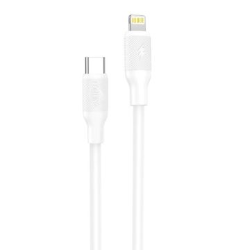 Foneng X80 USB cable for Lightning 27W, 1m White