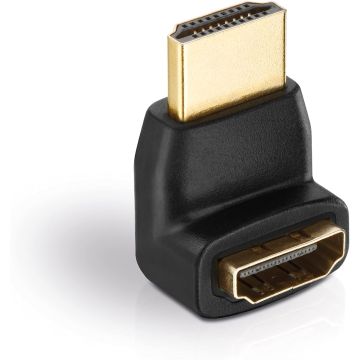 PureLink adapter HDMI plug HDMI socket angled 90 FULL HD BASIC black (302027)