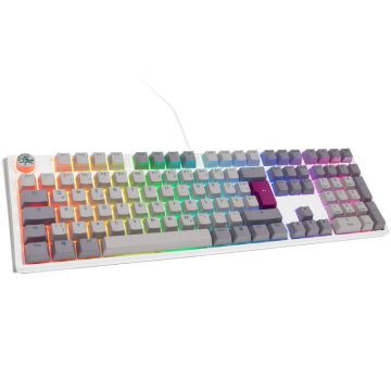 Ducky One 3 Mist Grey Gaming Tastatur, RGB LED - MX-Red (DKON2108ST-RDEPDMIWHHC2)