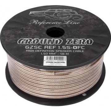 Ground Zero Speaker cable 2 x 1.50mm² / 14.7 AWG / 48 m