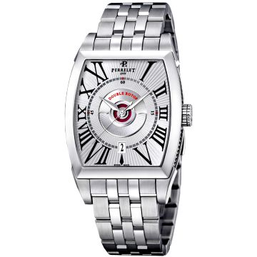 Perrelet Double Rotor Tonneau Men's Watch A1029/A