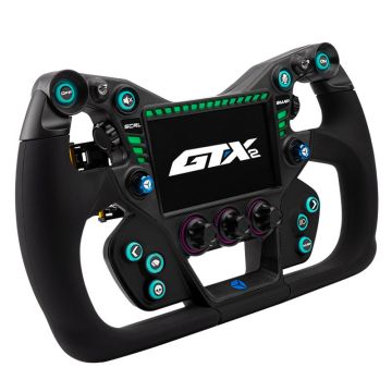Cube Controls GTX2 Steering Wheel, Black - 30 cm Grip (GTX2-BLK300BLK)