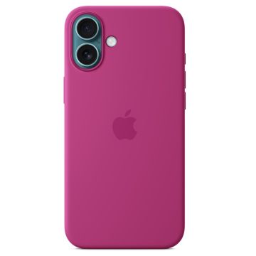 Apple iPhone 16 Plus Silicone Case with MagSafe Fuchsia MYYE3