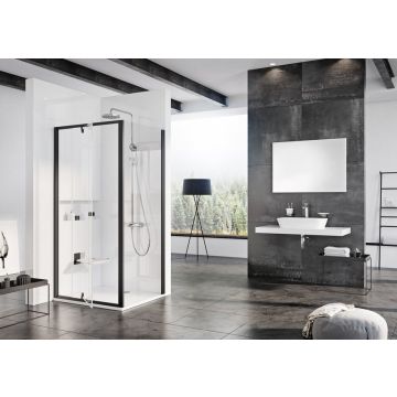 Ravak Fiksētā Siena Pivot PPS 80cm Melna (90G40300Z1)