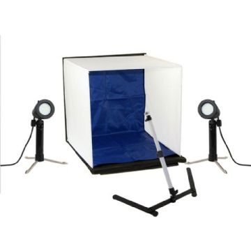 Falcon Eyes Foldable Photo Box PBK-40AB-2LS 40x40cm + 2 Lamps