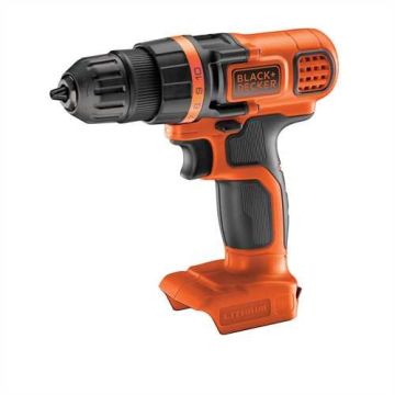 BLACK+DECKER 18V Lithium-ion Cordless Drill Driver Without Battery and Charger (BDCDD18N)