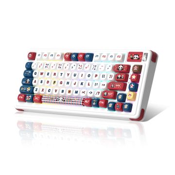 Magegee AIR75 Panda Themed, RGB, Ivory White Switch, US (AIR75-Panda-Themed)