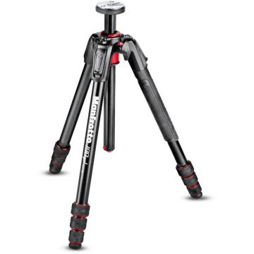 Manfrotto 190go! MS Aluminum 4-Section Photo Tripod with Twist Locks (MT190GOA4)