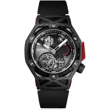 Hublot Techframe Ferrari Tourbillon Chronograph Men's Watch 408.QU.0123.RX