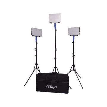 Ledgo B560C3KIT+T Bi-Color Portable Led Light 3-Kit (LG-B560C3KIT+T)
