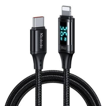 Mcdodo CA-1030 USB-C to Lightning Cable 36W 1.2m Black