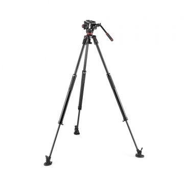 Manfrotto 504X Fluid Video Head with 635 Fast Single Carbon Leg (MVK504XSNGFC)