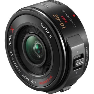 Panasonic Lumix G X Vario PZ 14-42mm f/3.5-5.6 ASPH. POWER O.I.S. Black (H-PS14042E-K)