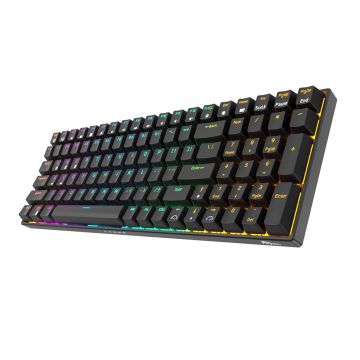 ROYAL KLUDGE RK100 Black, Red Switch, US (RK100-B-R)
