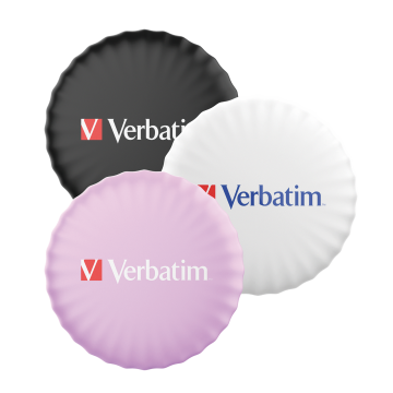 Verbatim My Finder Coin Bluetooth Tracker black/white/pink (3‑pack)