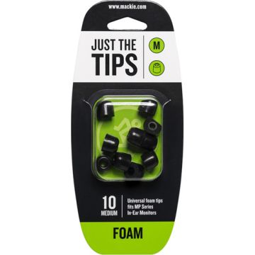 Mackie MP Series Medium Foam Black Tips