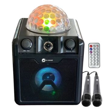 N-Gear Disco Block 410 Black Portable Bluetooth Disco / Karaoke Speaker