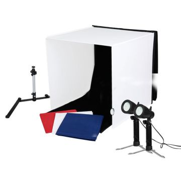 Caruba Portable Photostudio 60x60x60cm with Separate LED Bulbs (8718485012747)