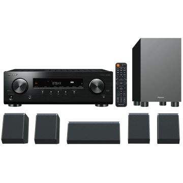 Pioneer Home AV HTP-076D-B 5.1 Channel Home Cinema Set Black