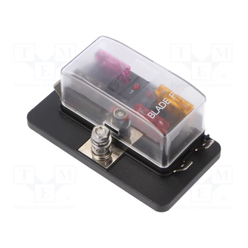 4Carmedia Power splitter, automotive ATO, fuses x4, housing (2FUSE.HOLDER.04)