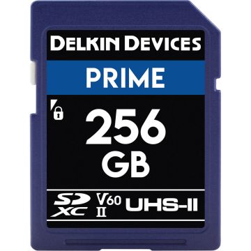 Delkin Prime SDXC 256GB Class 10 U3 V60 300/100 MB/s (DDSDB1900256)